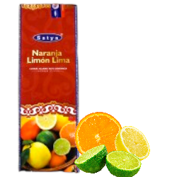 Incienso Naranja Limón Lima. Satya. El Rey de los Cítricos