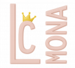 logo tienda de minerales , inciensos y regalos los caprichos de mona