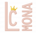 logo tienda de minerales , inciensos y regalos los caprichos de mona