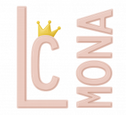 logo tienda de minerales , inciensos y regalos los caprichos de mona