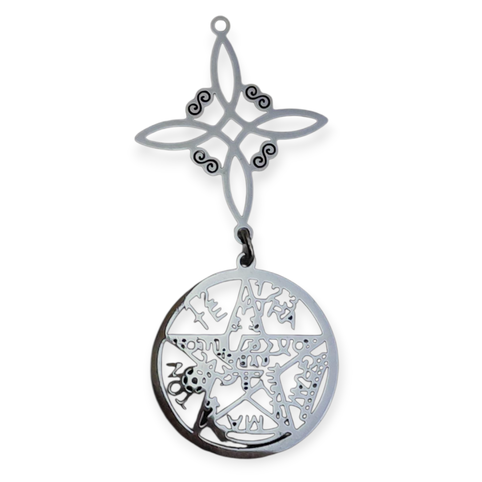 Colgante Vegvísir con Nudo Celta