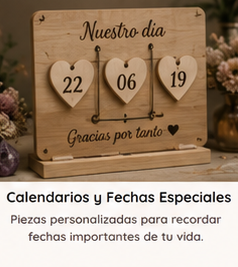 calendario madera personalizado