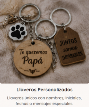 Llaveros gravados para eventos