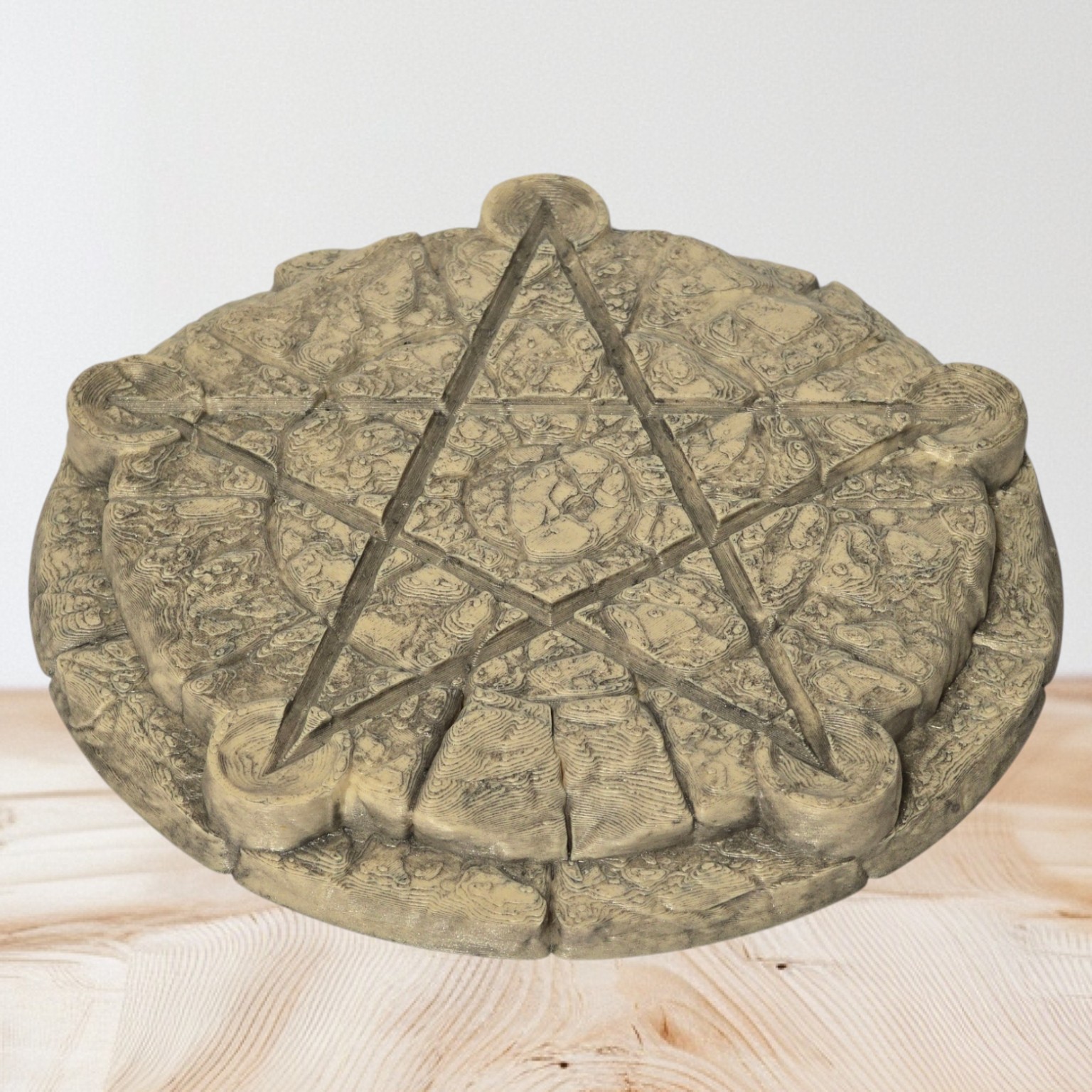 Altar pentagrama impresión 3D