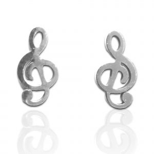 Pendientes clave de sol acero inoxidable