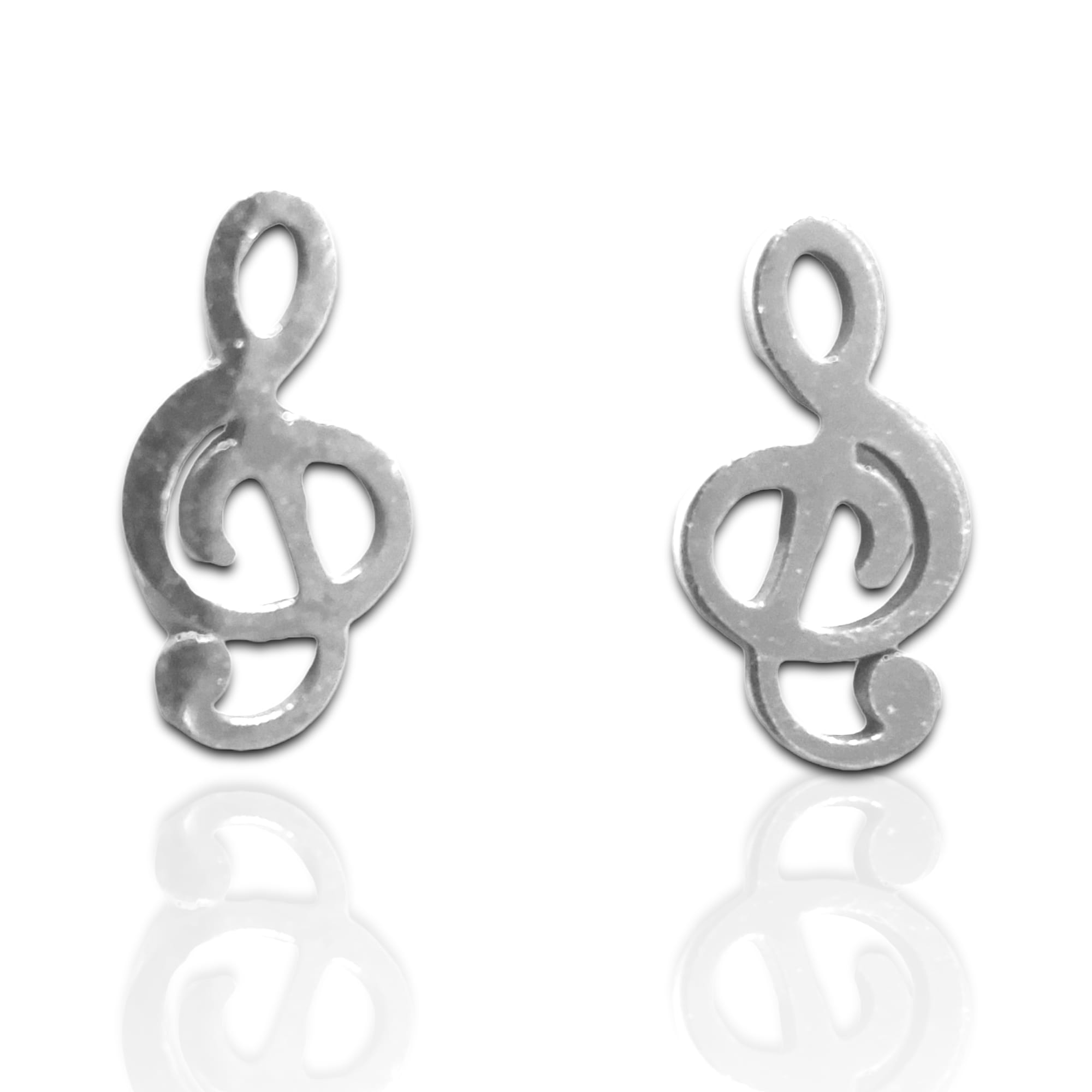 Pendientes clave de sol acero inoxidable