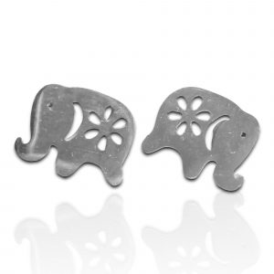 Pendientes elefante acero inoxidable
