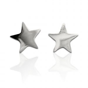 Pendientes estrella acero inoxidable