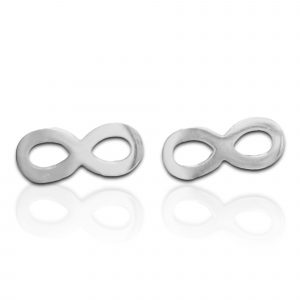 Pendientes infinito acero inoxidable