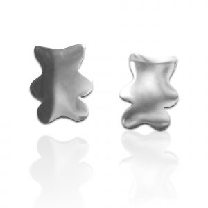 Pendientes osito acero inoxidable