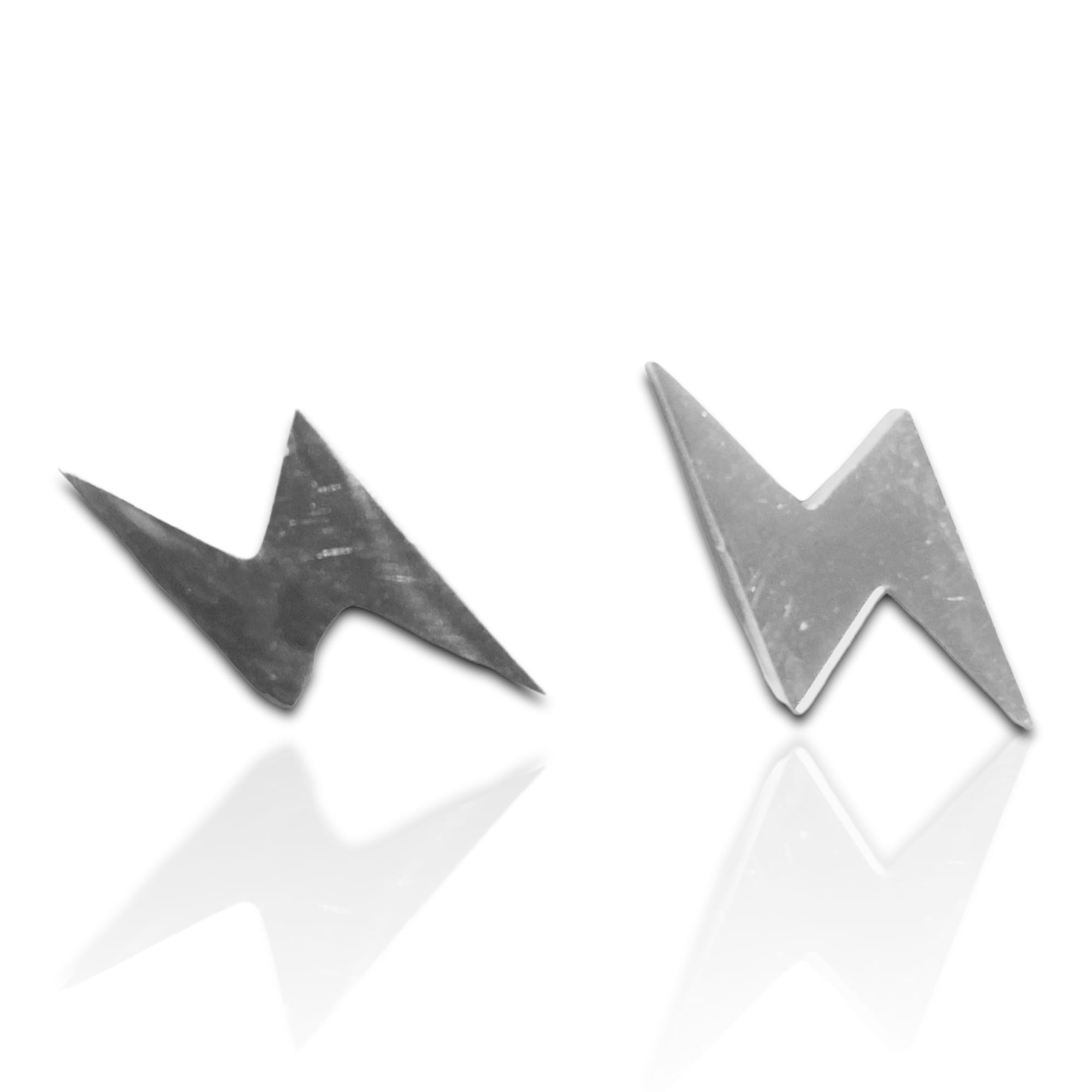 Pendientes rayo acero inoxidable