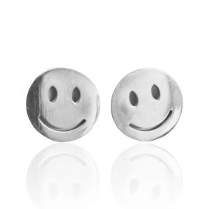 Pendientes smile acero inoxidable